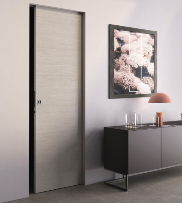 puerta corredera laminada sin marco